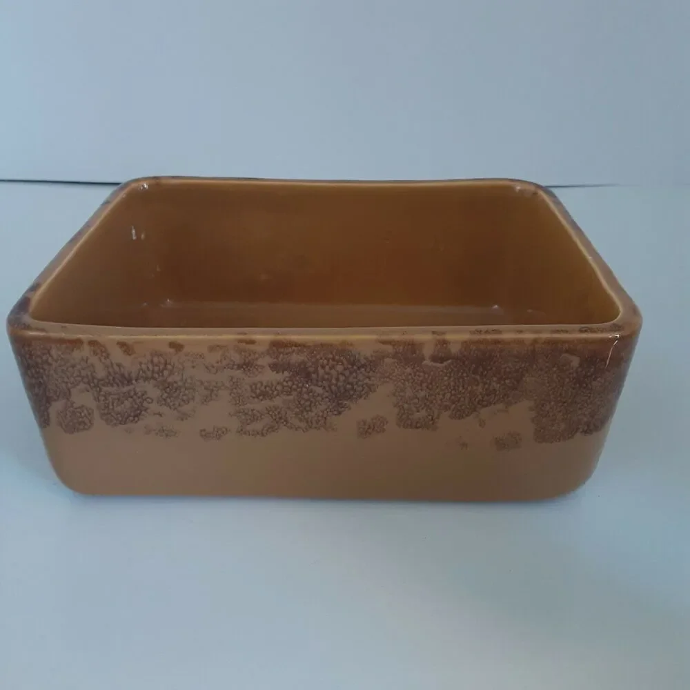 Vintage California Pottery U.S.A. Rectangular Stoneware